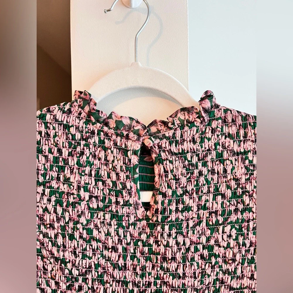 LULUS Floral Forever Floral Print Smocked Skater Dress - Picture 5 of 8